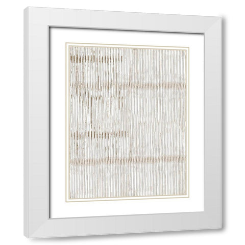 Bamboo Passing I  White Modern Wood Framed Art Print with Double Matting by Reeves, Tom