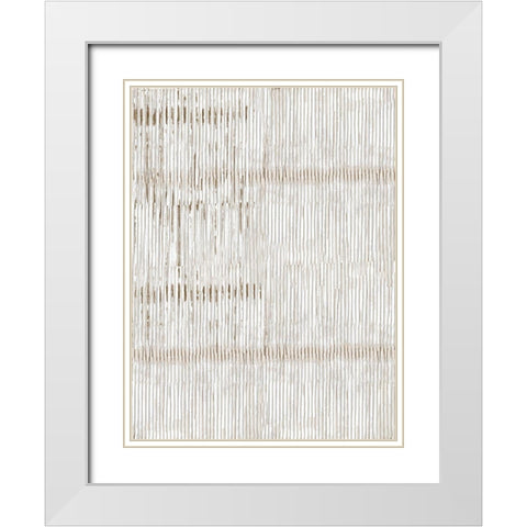 Bamboo Passing I  White Modern Wood Framed Art Print with Double Matting by Reeves, Tom