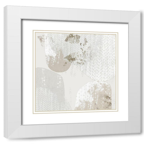 Lacing I  White Modern Wood Framed Art Print with Double Matting by Reeves, Tom