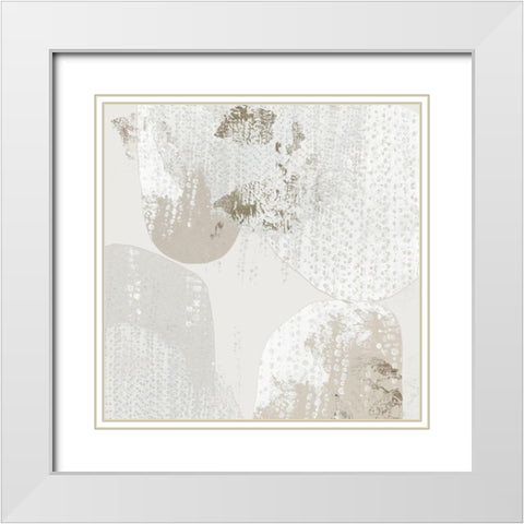 Lacing I  White Modern Wood Framed Art Print with Double Matting by Reeves, Tom