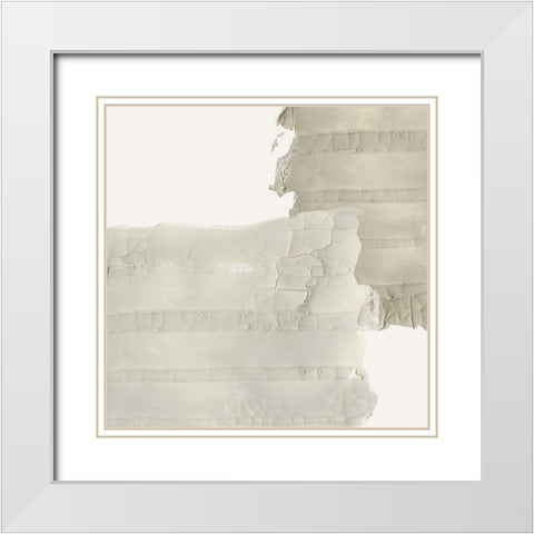 Pesto II White Modern Wood Framed Art Print with Double Matting by Reeves, Tom
