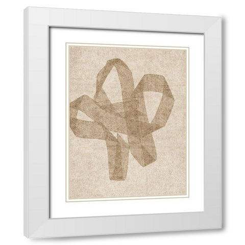 Soft Light II White Modern Wood Framed Art Print with Double Matting by Reeves, Tom