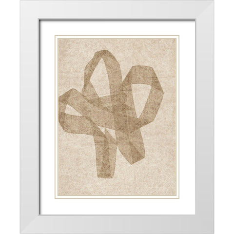 Soft Light II White Modern Wood Framed Art Print with Double Matting by Reeves, Tom