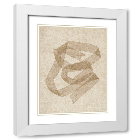Soft Light III White Modern Wood Framed Art Print with Double Matting by Reeves, Tom