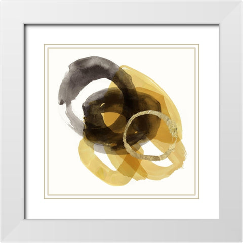 Dynamo I  White Modern Wood Framed Art Print with Double Matting by Reeves, Tom