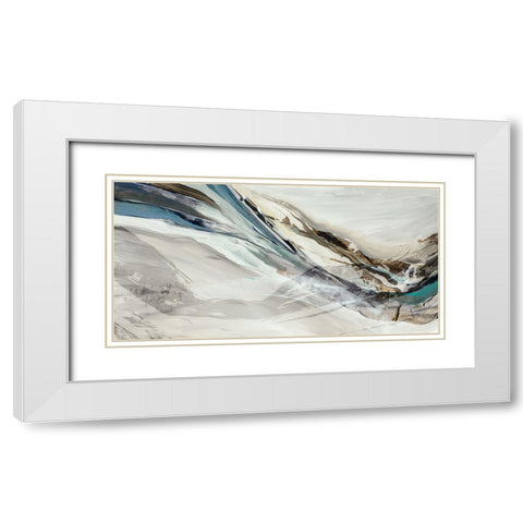 Infinite Impressions II White Modern Wood Framed Art Print with Double Matting by Reeves, Tom