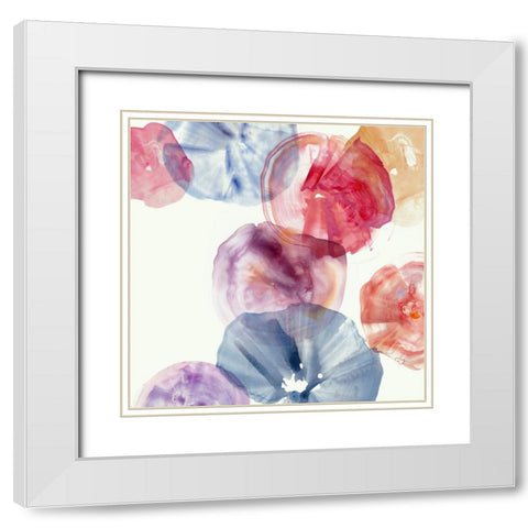 Expanding Universe I White Modern Wood Framed Art Print with Double Matting by Reeves, Tom