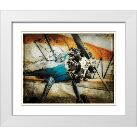 Boyancy I White Modern Wood Framed Art Print with Double Matting by James, Richard