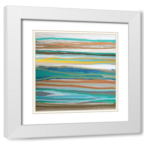 Room to Breathe II White Modern Wood Framed Art Print with Double Matting by Palmer, Ruth