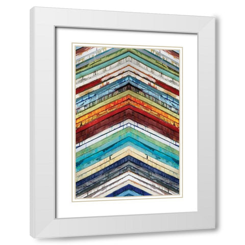 Going Up White Modern Wood Framed Art Print with Double Matting by Palmer, Ruth