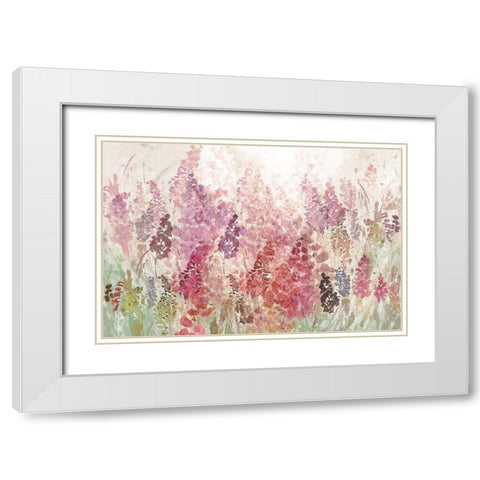 Haze White Modern Wood Framed Art Print with Double Matting by Palmer, Ruth