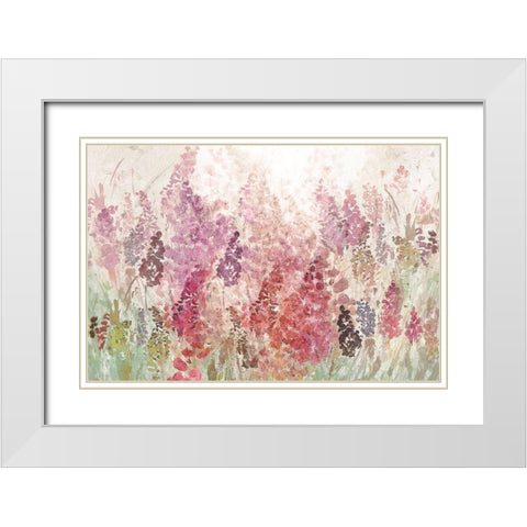Haze White Modern Wood Framed Art Print with Double Matting by Palmer, Ruth