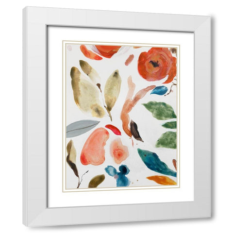 My Inspiration I White Modern Wood Framed Art Print with Double Matting by Palmer, Ruth