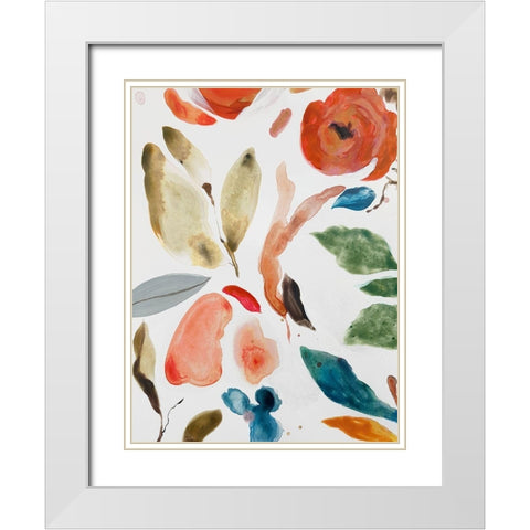 My Inspiration I White Modern Wood Framed Art Print with Double Matting by Palmer, Ruth