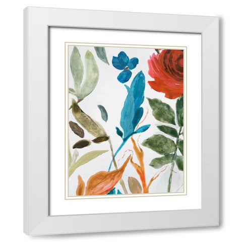 My Inspiration II White Modern Wood Framed Art Print with Double Matting by Palmer, Ruth