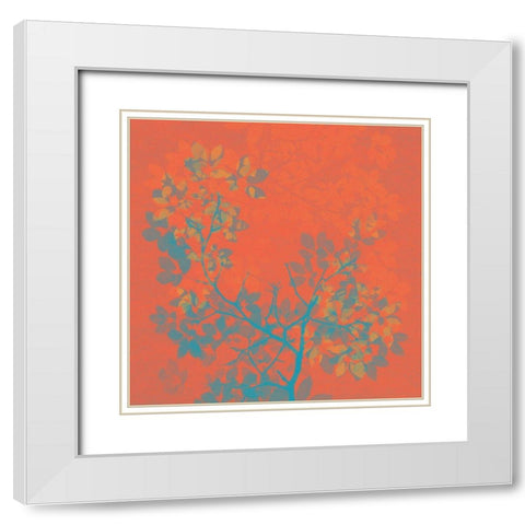Glory I White Modern Wood Framed Art Print with Double Matting by Mountain, Ricki