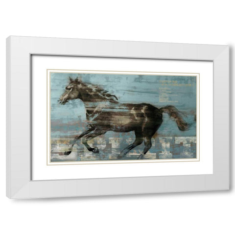 Spirit White Modern Wood Framed Art Print with Double Matting by Selkirk, Edward