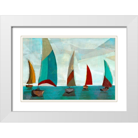 Gallivant White Modern Wood Framed Art Print with Double Matting by Selkirk, Edward