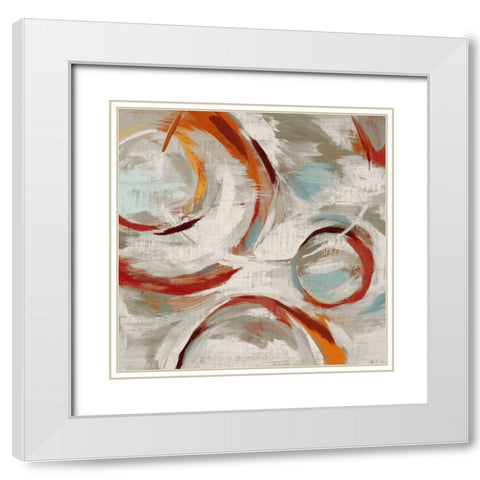 Momentum I White Modern Wood Framed Art Print with Double Matting by Selkirk, Edward