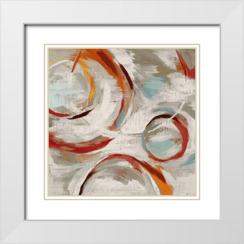 Momentum I White Modern Wood Framed Art Print with Double Matting by Selkirk, Edward