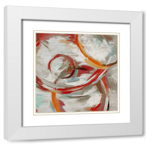 Momentum II White Modern Wood Framed Art Print with Double Matting by Selkirk, Edward