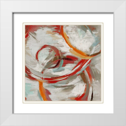 Momentum II White Modern Wood Framed Art Print with Double Matting by Selkirk, Edward