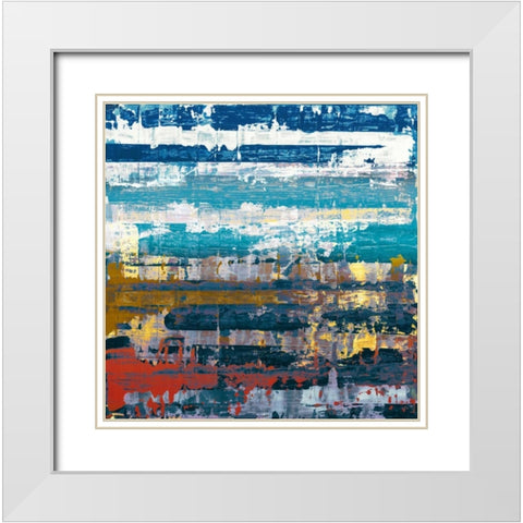 Hold of Time White Modern Wood Framed Art Print with Double Matting by Selkirk, Edward