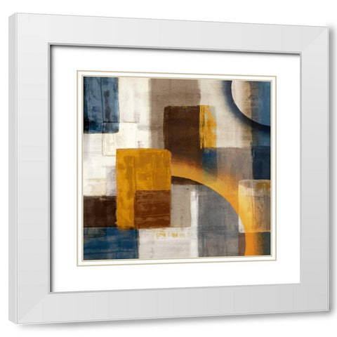 Beginning III White Modern Wood Framed Art Print with Double Matting by Selkirk, Edward