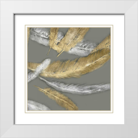 Icarus II White Modern Wood Framed Art Print with Double Matting by Selkirk, Edward