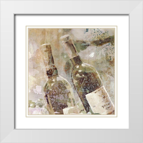 Wedding Wine II White Modern Wood Framed Art Print with Double Matting by Selkirk, Edward