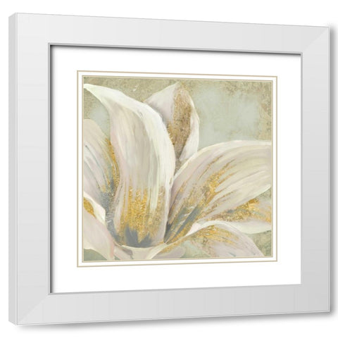 Fresh Bloom I White Modern Wood Framed Art Print with Double Matting by Selkirk, Edward