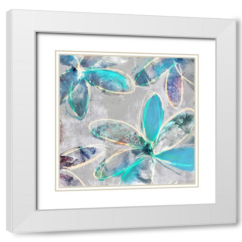 Allissa I White Modern Wood Framed Art Print with Double Matting by Selkirk, Edward