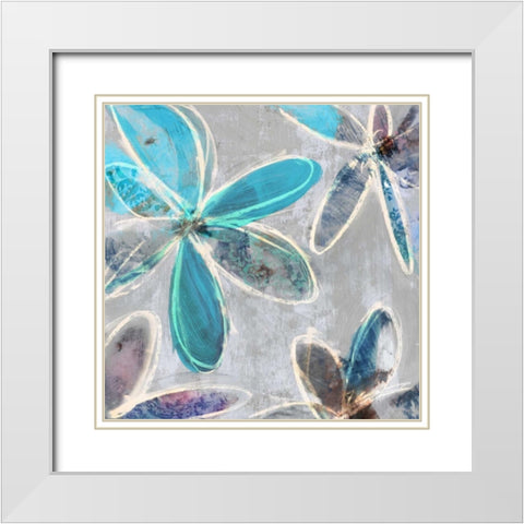 Allissa II White Modern Wood Framed Art Print with Double Matting by Selkirk, Edward