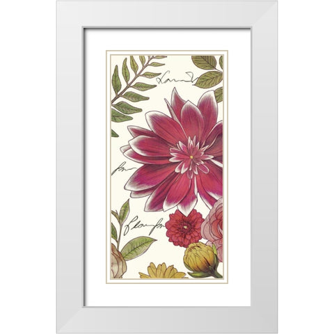 Tropical Bright I White Modern Wood Framed Art Print with Double Matting by Selkirk, Edward