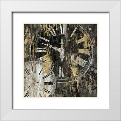 Clockwork II White Modern Wood Framed Art Print with Double Matting by Selkirk, Edward