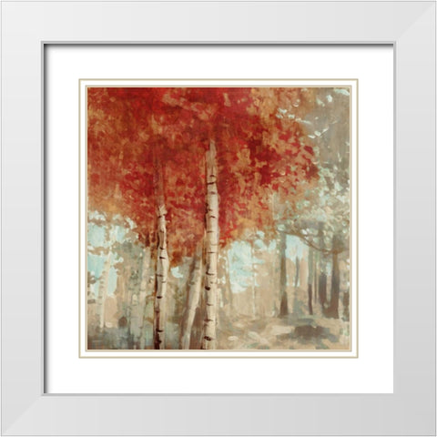 Frontier I White Modern Wood Framed Art Print with Double Matting by Selkirk, Edward