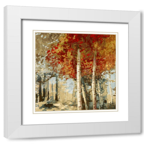 Frontier II White Modern Wood Framed Art Print with Double Matting by Selkirk, Edward