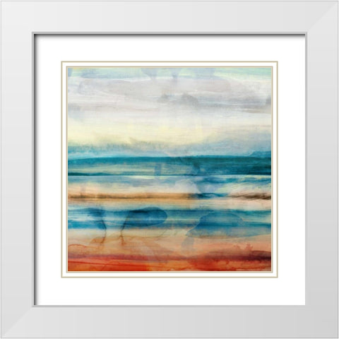 Crossing White Modern Wood Framed Art Print with Double Matting by Selkirk, Edward