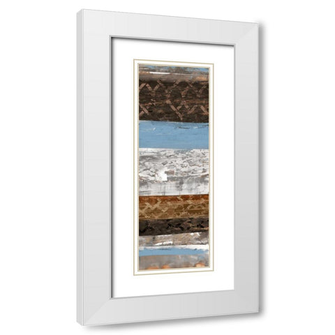 Spudnik I White Modern Wood Framed Art Print with Double Matting by Selkirk, Edward