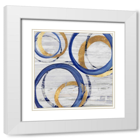 Passage II White Modern Wood Framed Art Print with Double Matting by Selkirk, Edward