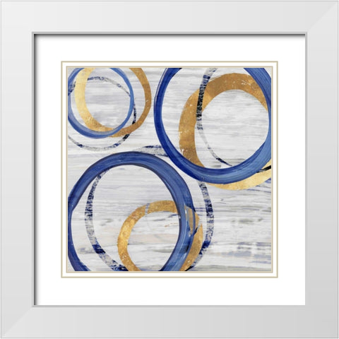 Passage II White Modern Wood Framed Art Print with Double Matting by Selkirk, Edward