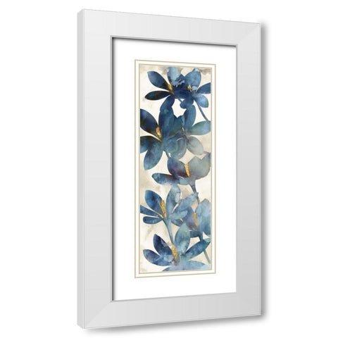 Indigo Veranda I White Modern Wood Framed Art Print with Double Matting by Selkirk, Edward