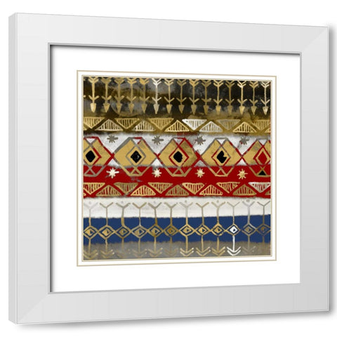 Mezzomatters I White Modern Wood Framed Art Print with Double Matting by Selkirk, Edward