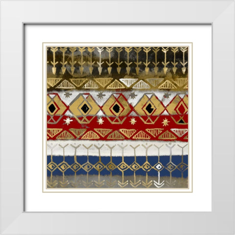 Mezzomatters I White Modern Wood Framed Art Print with Double Matting by Selkirk, Edward