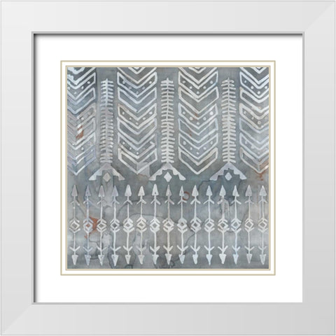 Mezzo Brown II White Modern Wood Framed Art Print with Double Matting by Selkirk, Edward