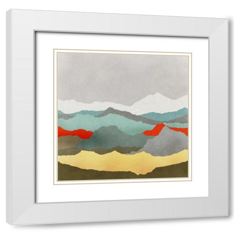 Vast Plains I White Modern Wood Framed Art Print with Double Matting by Selkirk, Edward