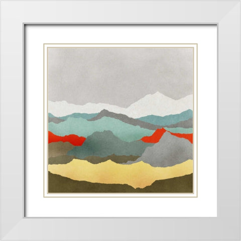 Vast Plains I White Modern Wood Framed Art Print with Double Matting by Selkirk, Edward