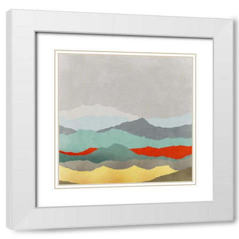 Vast Plains II White Modern Wood Framed Art Print with Double Matting by Selkirk, Edward