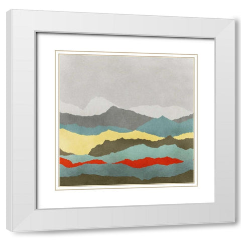 Vast Plains III White Modern Wood Framed Art Print with Double Matting by Selkirk, Edward