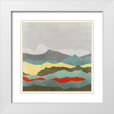 Vast Plains III White Modern Wood Framed Art Print with Double Matting by Selkirk, Edward